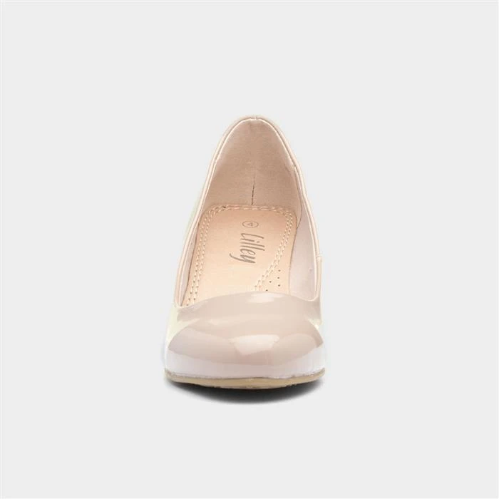 Lilley Viola Womens Nude Patent Heel 3 Lilley Viola Womens Nude Patent Heel