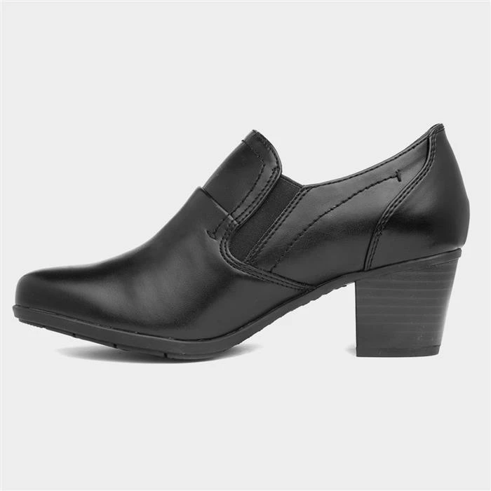 Jana Softline Womens Black Court Shoes 4 Jana Softline Womens Black Court Shoes - Image 2