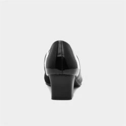 Softlites Vera Womens Black Block Heel Court Shoe -Footpatrol Shop 14080 2 L04.20230217000236