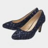 Lotus Lucia Womens Navy Diamond Sequin Heel -Footpatrol Shop 141042 3 L02.20230726000341