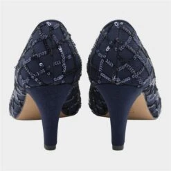 Lotus Lucia Womens Navy Diamond Sequin Heel 6 Lotus Lucia Womens Navy Diamond Sequin Heel -Footpatrol Shop 141042 3 L03.20230726000341