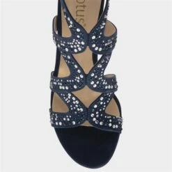 Lotus Kelsey Womens Navy Diamante Heel -Footpatrol Shop 141047 3 L04.20230726000342