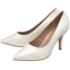 Lotus Roma Womens Pearl White Patent Stiletto Heel -Footpatrol Shop 141057 3 L02.20230216000316