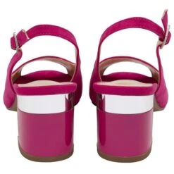 Lotus Evelyn Womens Fuchsia Peep Toe Heel -Footpatrol Shop 141064 3 L03.20230216000319