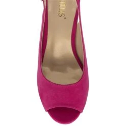 Lotus Evelyn Womens Fuchsia Peep Toe Heel -Footpatrol Shop 141064 3 L04.20230216000319