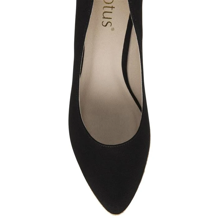 Lotus Giselle Womens Black Wedged Shoe 5 Lotus Giselle Womens Black Wedged Shoe - Image 3