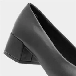 Marco Tozzi Womens Black Leather Court Shoe -Footpatrol Shop 148018 2 L05.20230817000140
