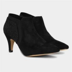 Lotus Kristina Womens Black Diamante Heeled Shoes -Footpatrol Shop 149027 2 L06.20230728000137
