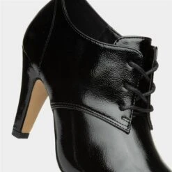 Lotus Sonia Womens Black Patent Heeled Shoes -Footpatrol Shop 149029 2 L05.20230728000306