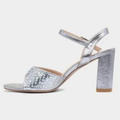 Lunar Krystal Womens Metallic Silver Diamante Heel -Footpatrol Shop 149057 2 L03.20230508000311