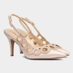 Lotus Debbie Womens Nude Patent Snake Heel -Footpatrol Shop 149059 2 L06.20230703000124
