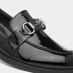 Lilley Womens Patent Loafer In Black -Footpatrol Shop 15041 2 L05.20220711000559