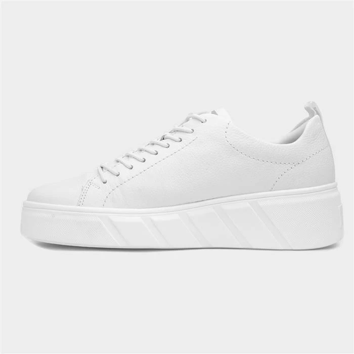 R-Evolution By Rieker Womens White Leather Shoe 4 R-Evolution By Rieker Womens White Leather Shoe - Image 2